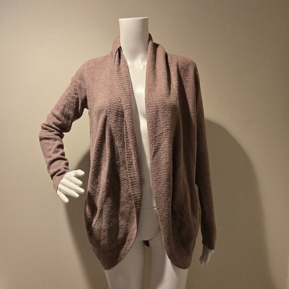 Barefoot Dreams CozyChic Lite Circle Cardigan Tan Beige XS/S - Picture 1 of 5